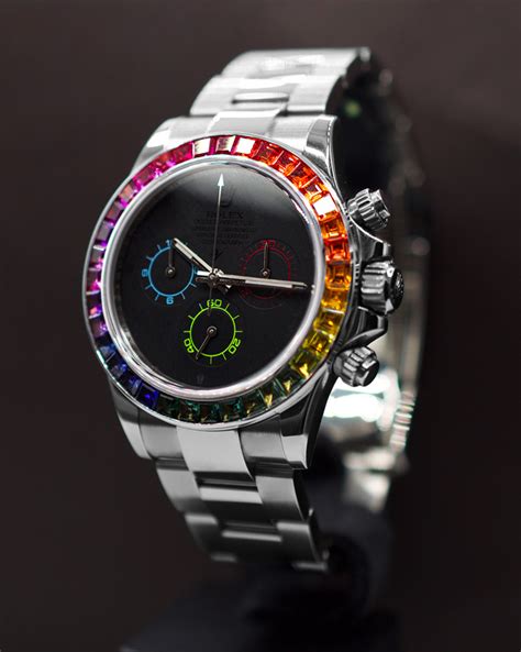 rolex black bva|Rolex rainbow black venom.